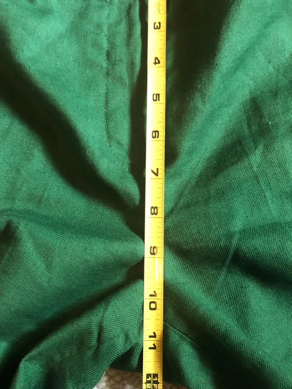 J. Crew Green Cropped Flare Pants